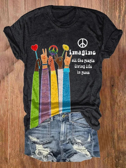 Laurent – Retro Graphic Short-Sleeve T-Shirt