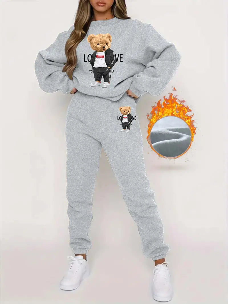 Lubogosta - Bear Print Fleece Set
