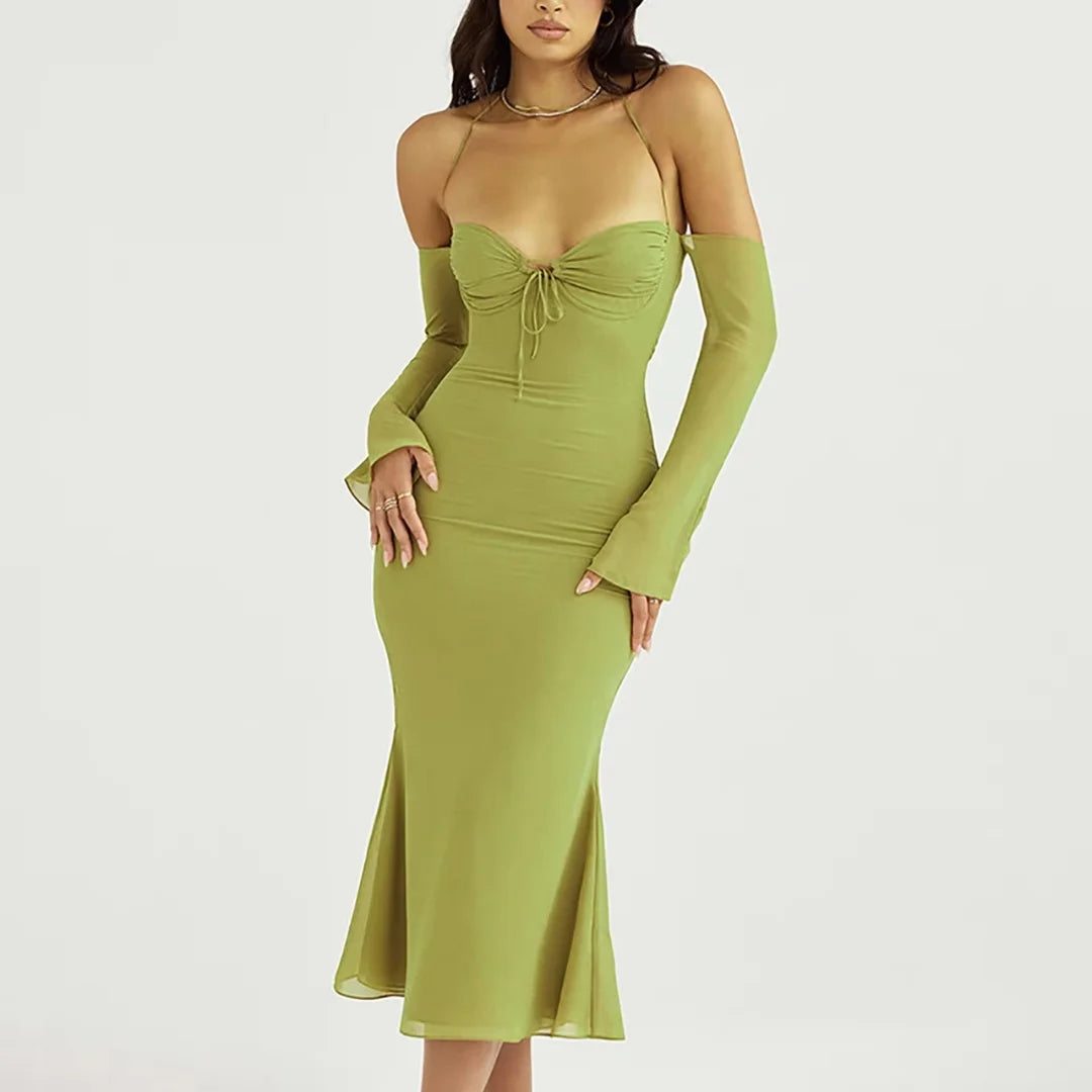 Helena - Halter Midi Dress