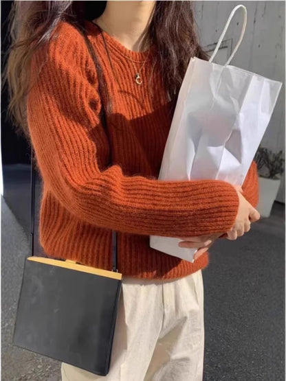 Bérénice - Cashmere Round Neck Wool Sweater