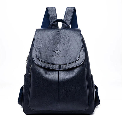 Izolda - Anti-Theft Leather Backpack