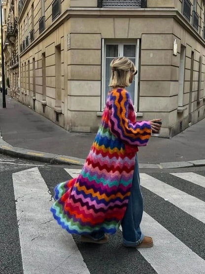 Maelle – Multicolor Maxi Cardigan (Limited Edition)