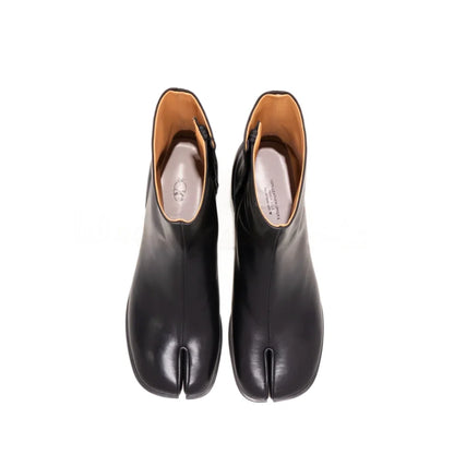 Clémentine Split-Toe Leather Boots