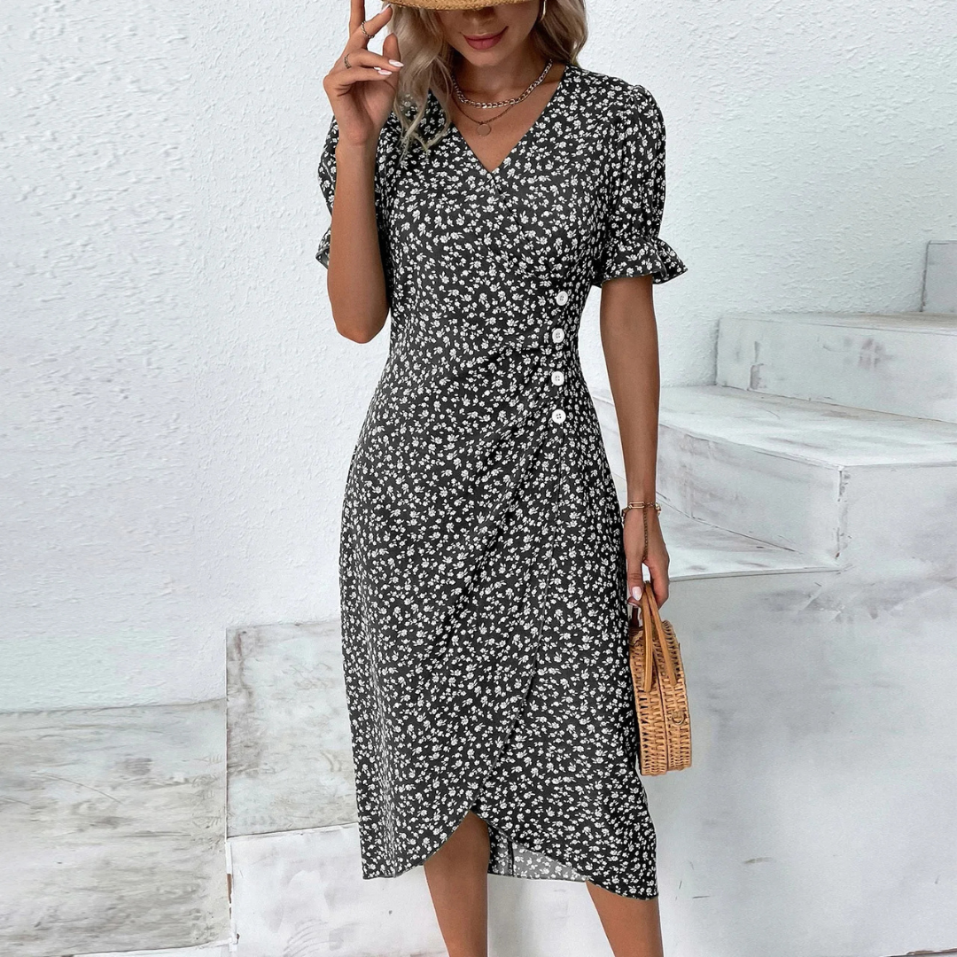 VANESSA - FLORAL STYLISH DRESS