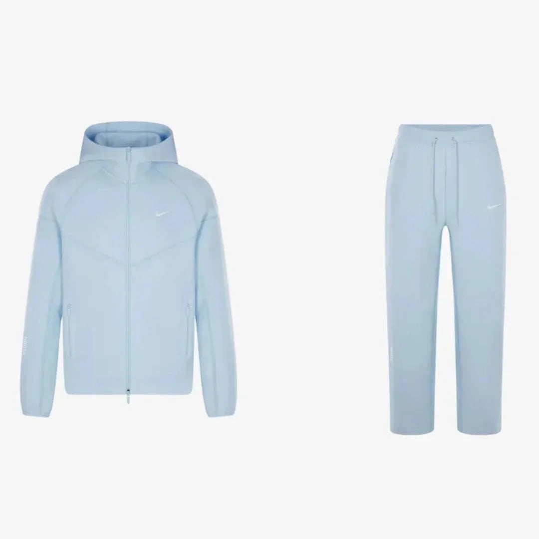 Thierry – Black Zip-Up Hooded Tracksuit Set