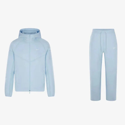 Thierry – Black Zip-Up Hooded Tracksuit Set
