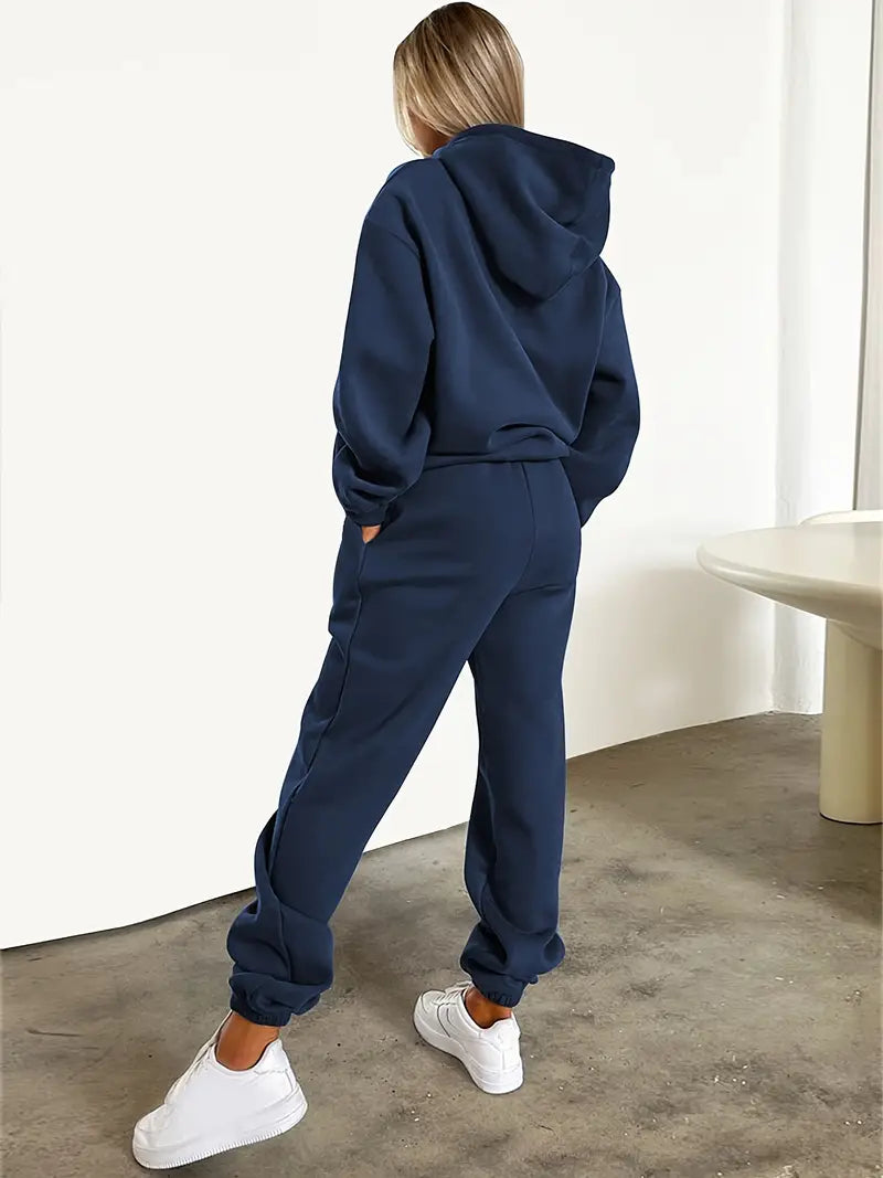 Daromira - Hoodie and Jogger Pants Set with Print