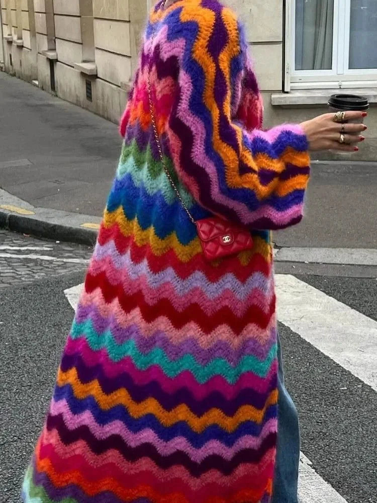 Maelle – Multicolor Maxi Cardigan (Limited Edition)