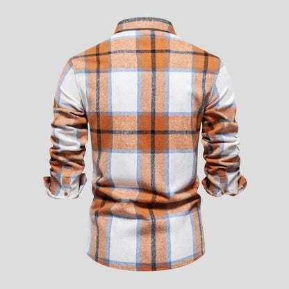 Victor – Checked Men's Long-Sleeve Shirt