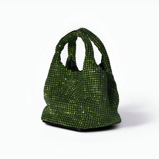Brilly – Emerald Envy Crystal Bag