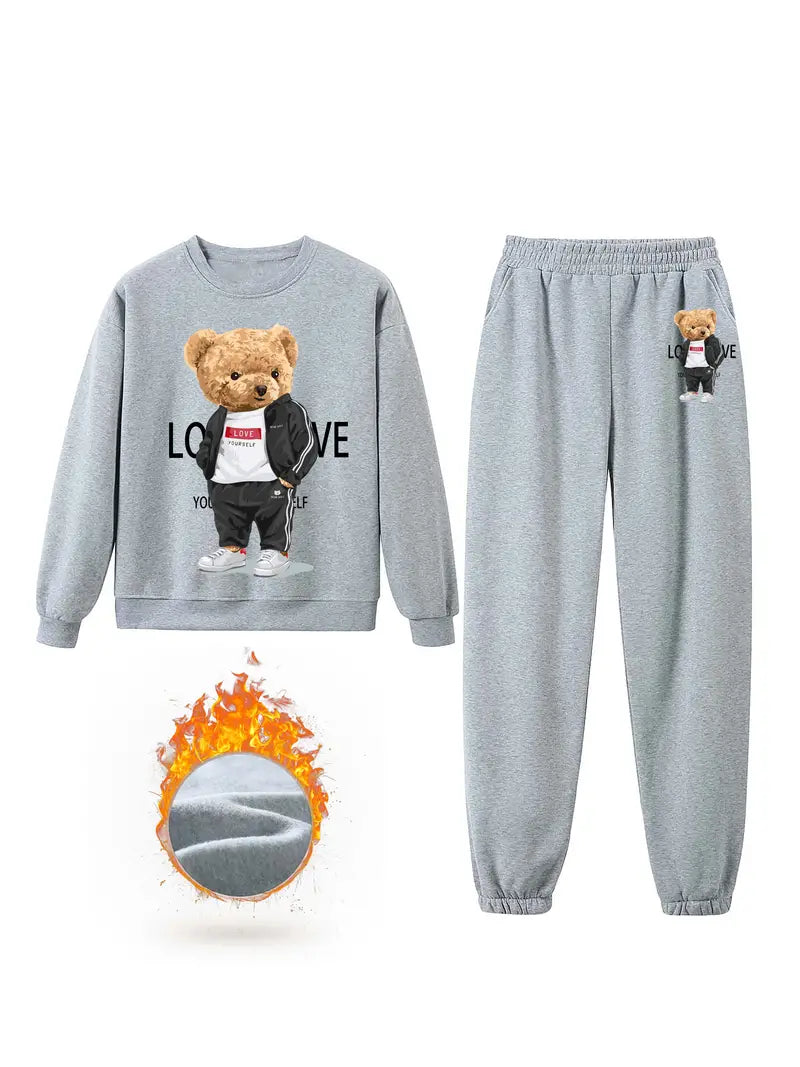Lubogosta - Bear Print Fleece Set