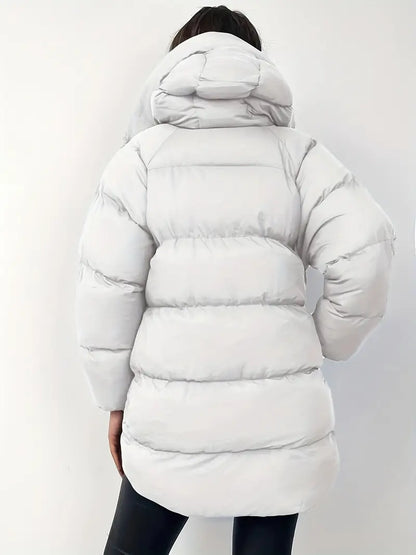 Charmaine - Puffer Jacket with Zippered Hood
