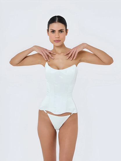 Severine – Sheer Mesh Corset for a Bold & Elegant Look