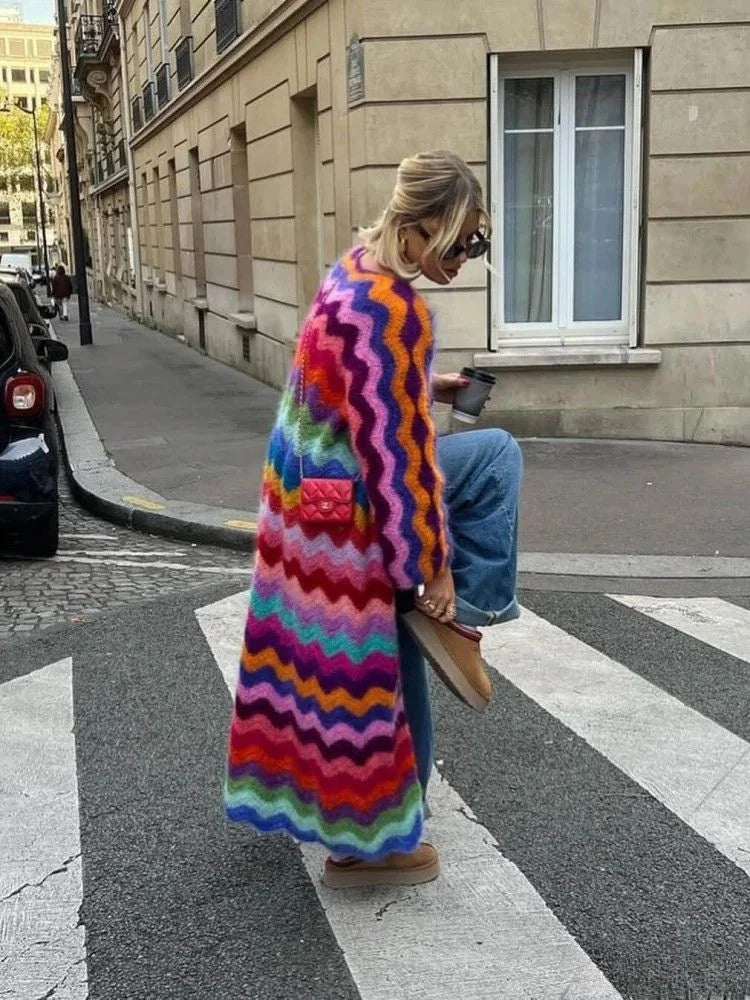 Maelle – Multicolor Maxi Cardigan (Limited Edition)