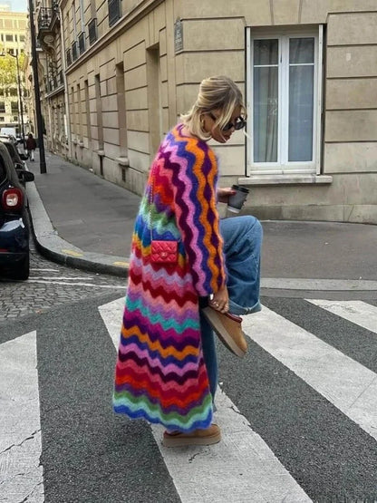 Maelle – Multicolor Maxi Cardigan (Limited Edition)