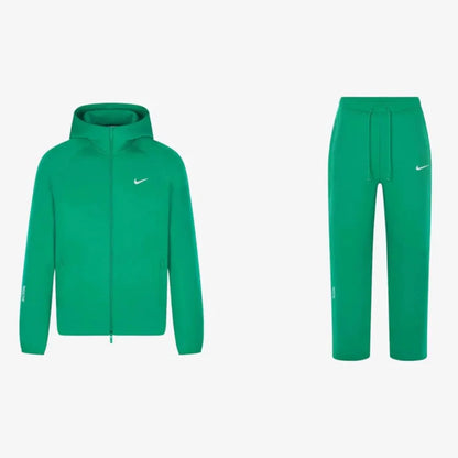 Thierry – Black Zip-Up Hooded Tracksuit Set