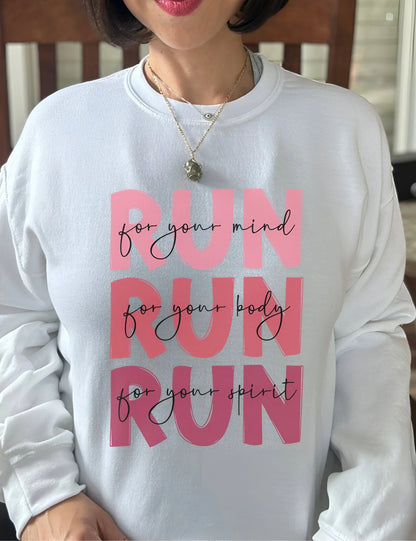 Claire - Running Crewneck Sweatshirt