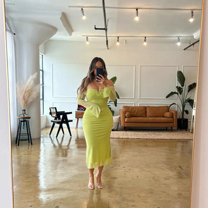 Helena - Halter Midi Dress