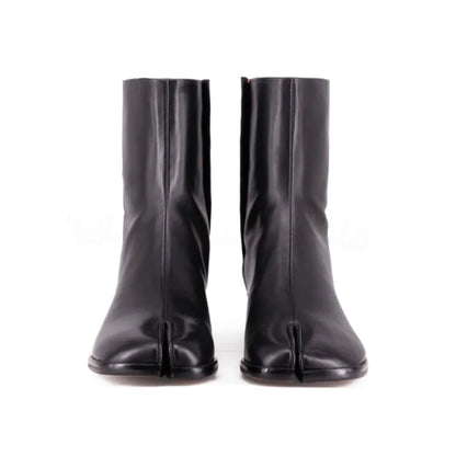 Clémentine Split-Toe Leather Boots