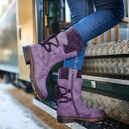 Lindsay- Retro Women's Snow Boots