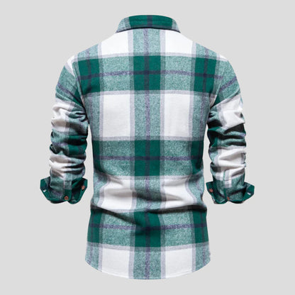 Victor – Checked Men's Long-Sleeve Shirt