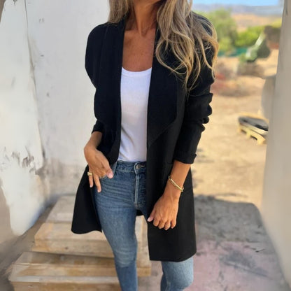 Élodie – Casual Cardigan Jacket with Lapels