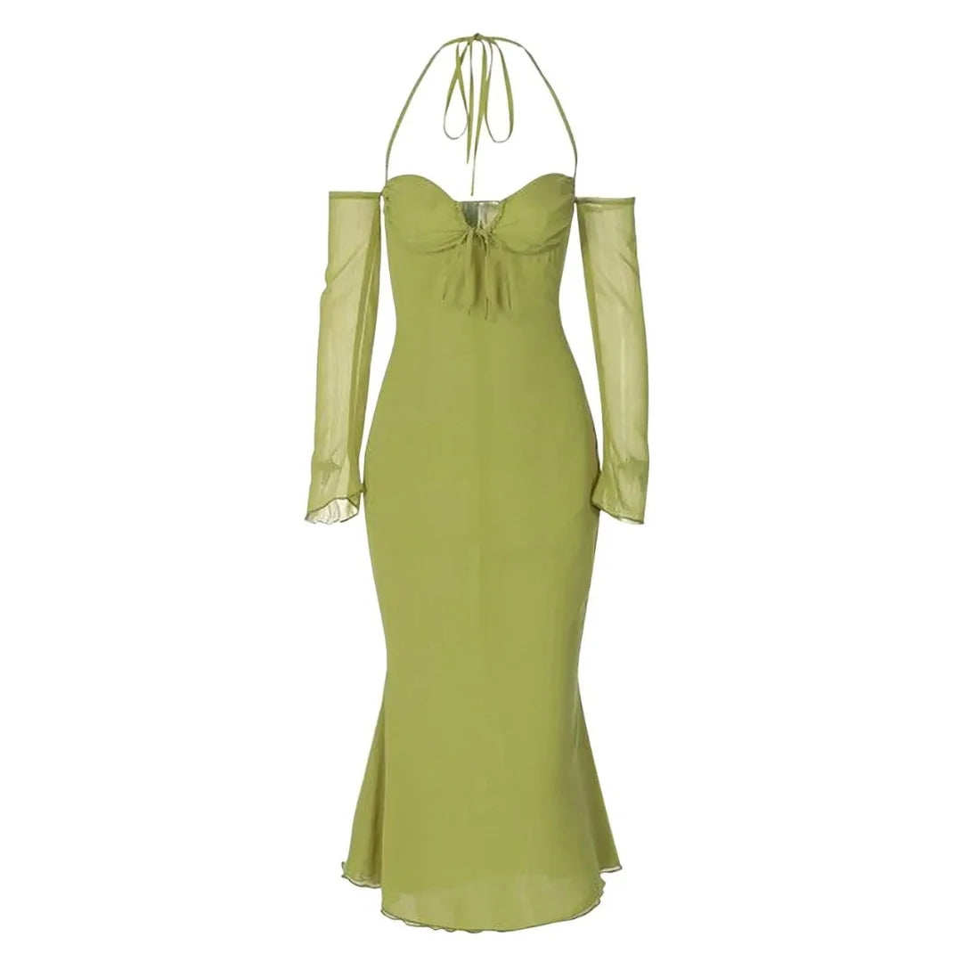 Helena - Halter Midi Dress