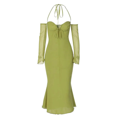 Helena - Halter Midi Dress