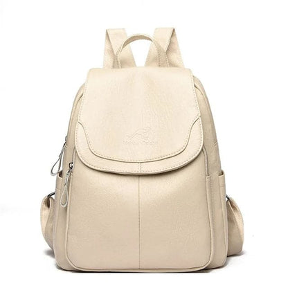 Izolda - Anti-Theft Leather Backpack