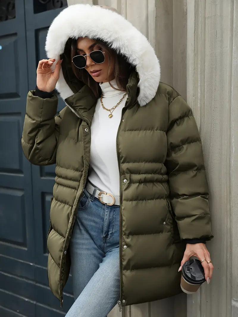 Nina - Quilted Hooded Jacket for Chilly Days