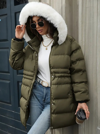 Nina - Quilted Hooded Jacket for Chilly Days