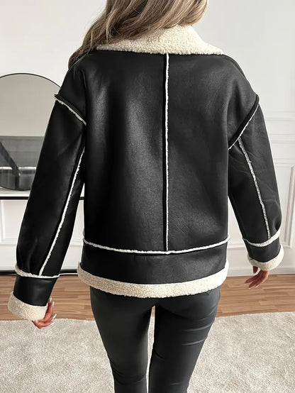 Runa - Motorcycle Jacket in Faux Leather
