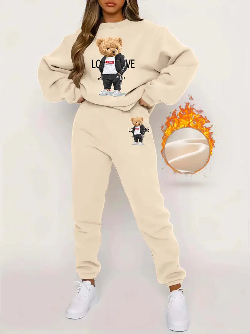Lubogosta - Bear Print Fleece Set