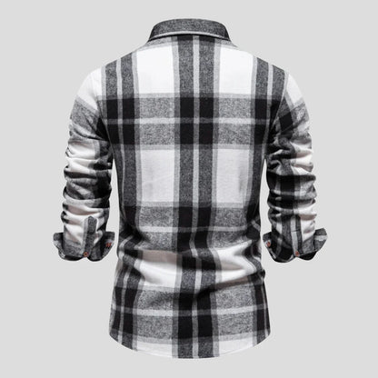 Victor – Checked Men's Long-Sleeve Shirt