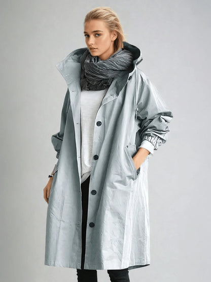 Axelle – Stylish Waterproof Trench for All Seasons