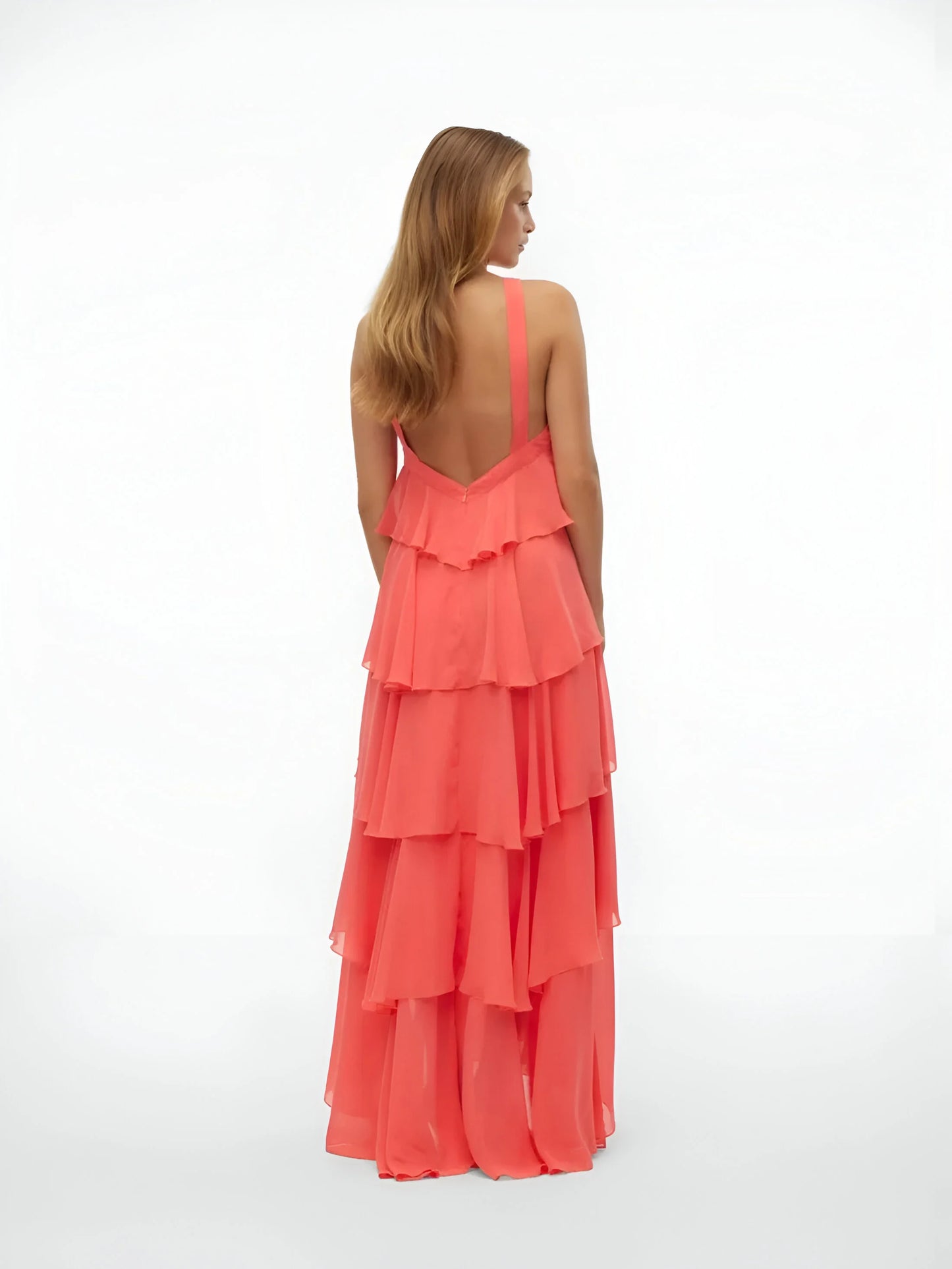 Amélie Ruffle Tiered Maxi Dress