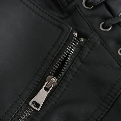 Camille – Classic Lambskin Leather Jacket