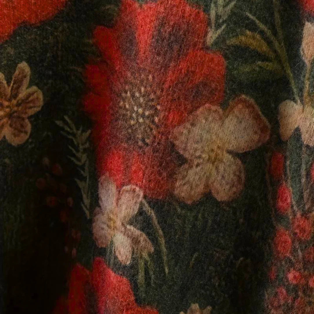 Jette – Colorful Floral Women's Sweater