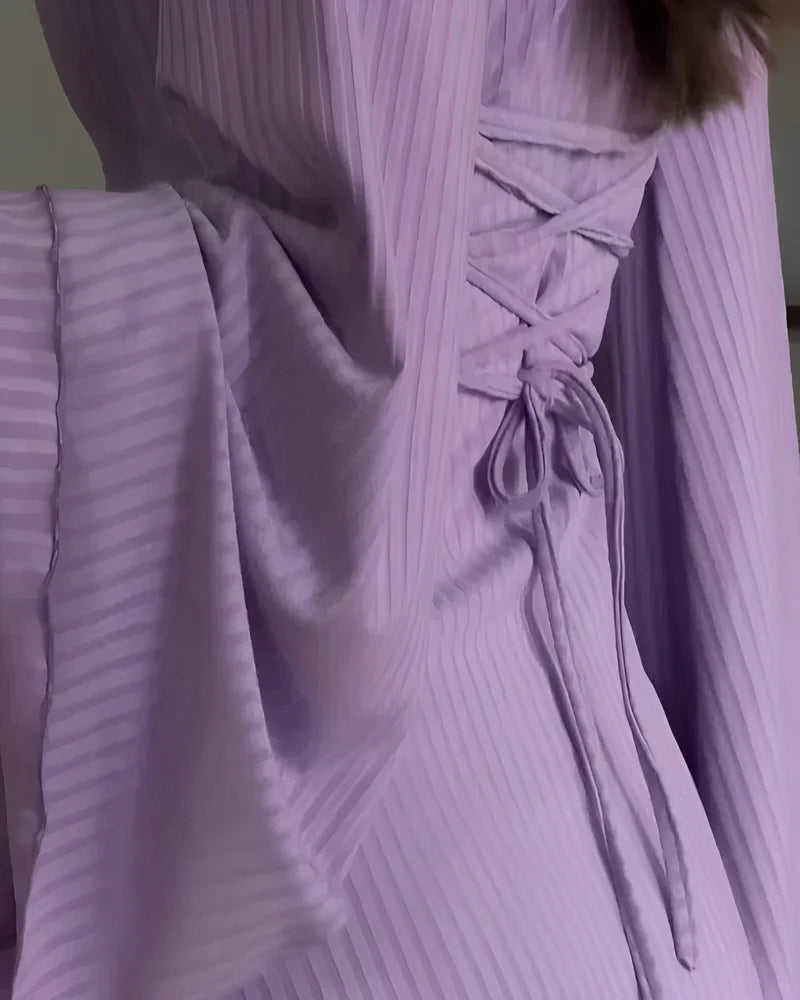 Monice - Elegant Knitted Maxi Dress