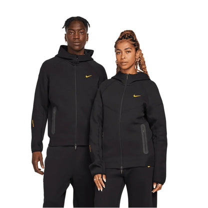 Thierry – Black Zip-Up Hooded Tracksuit Set