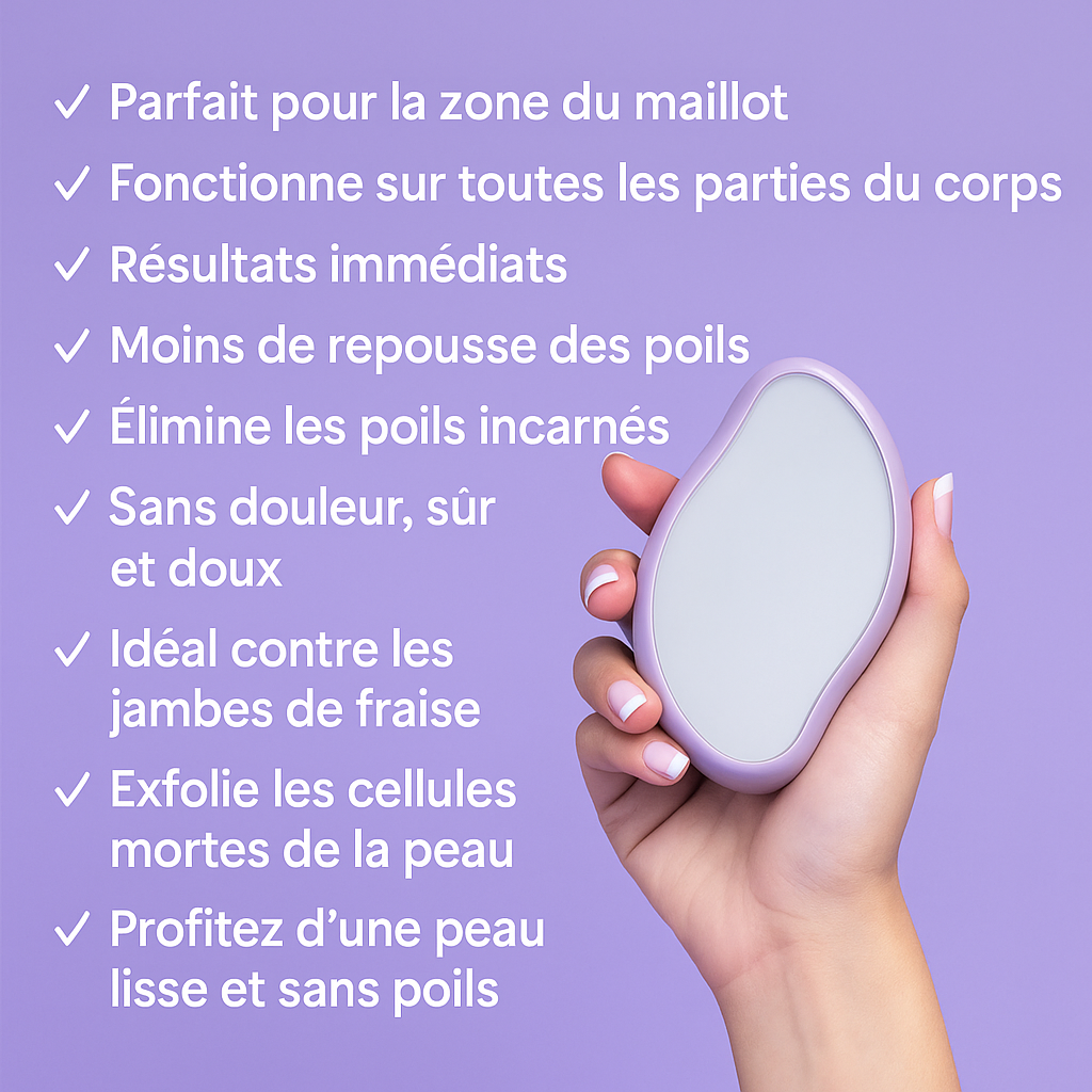 Efface - Gomme à cheveux en cristal