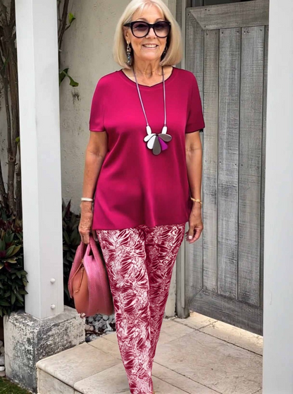 Enna - Casual Holiday Loose Two Piece Set