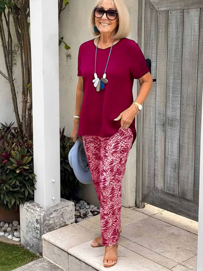 Enna - Casual Holiday Loose Two Piece Set