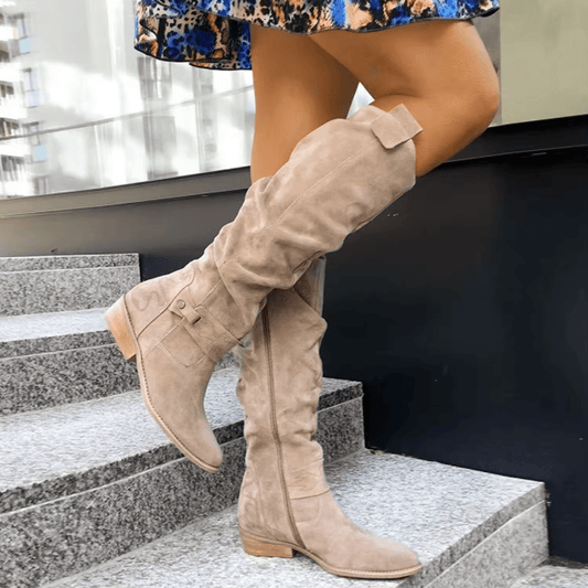 ANNE - LONG BOOTS WITH SOFT FOOTBED