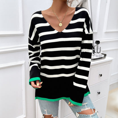 Ingrid – Women's Relaxed V-Neck Sweater
