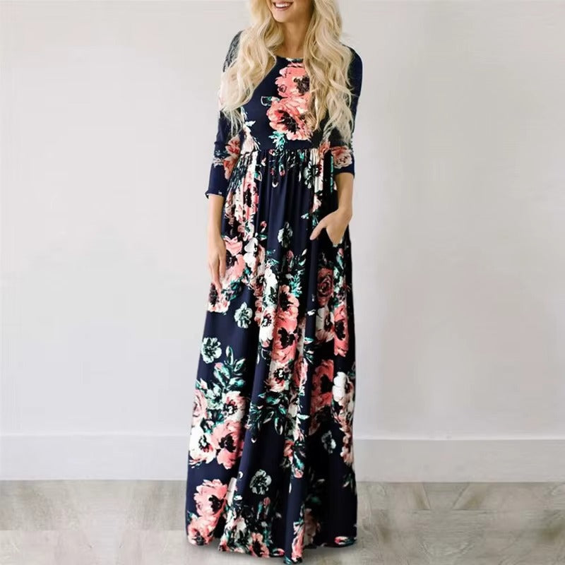 Jenna - Floral Maxi Dress