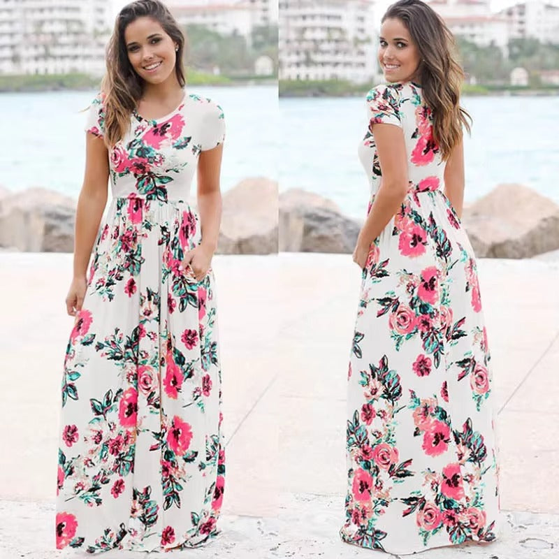 Jenna - Floral Maxi Dress