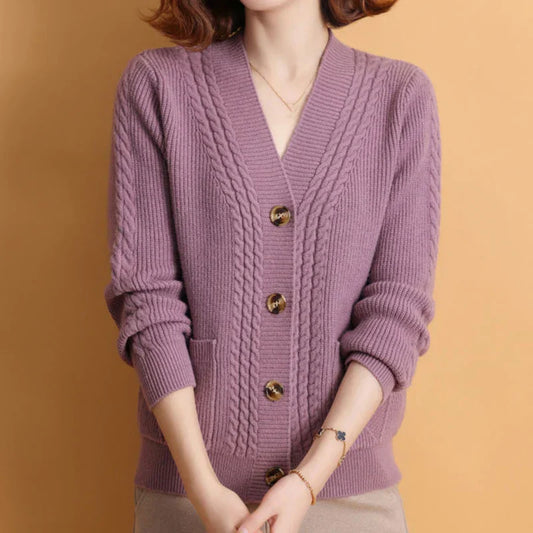 Aloisa - Cardigan with a V-neck