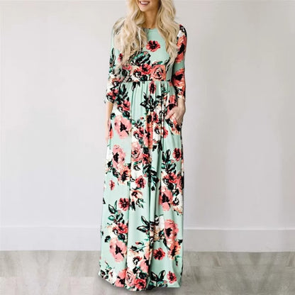 Jenna - Floral Maxi Dress