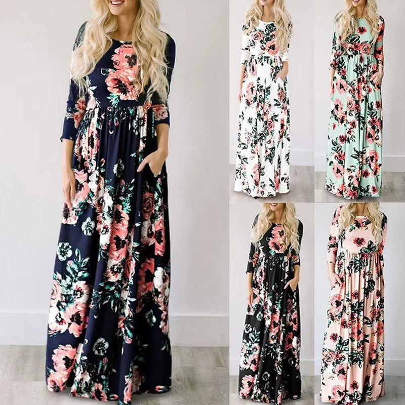 Jenna - Floral Maxi Dress